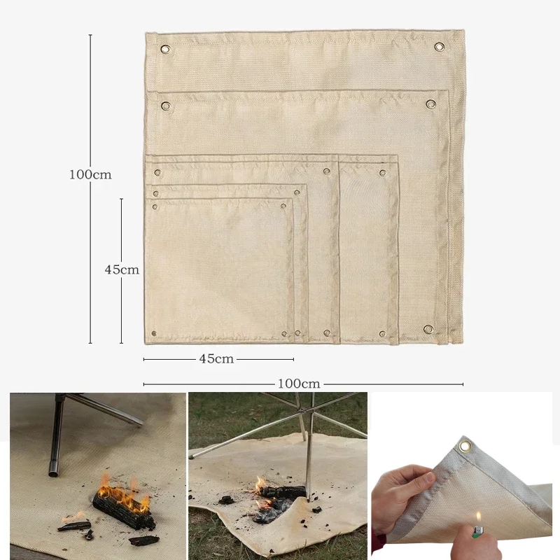 Heat Resistant Mat - Alas tahan api untuk berkemah, selimut