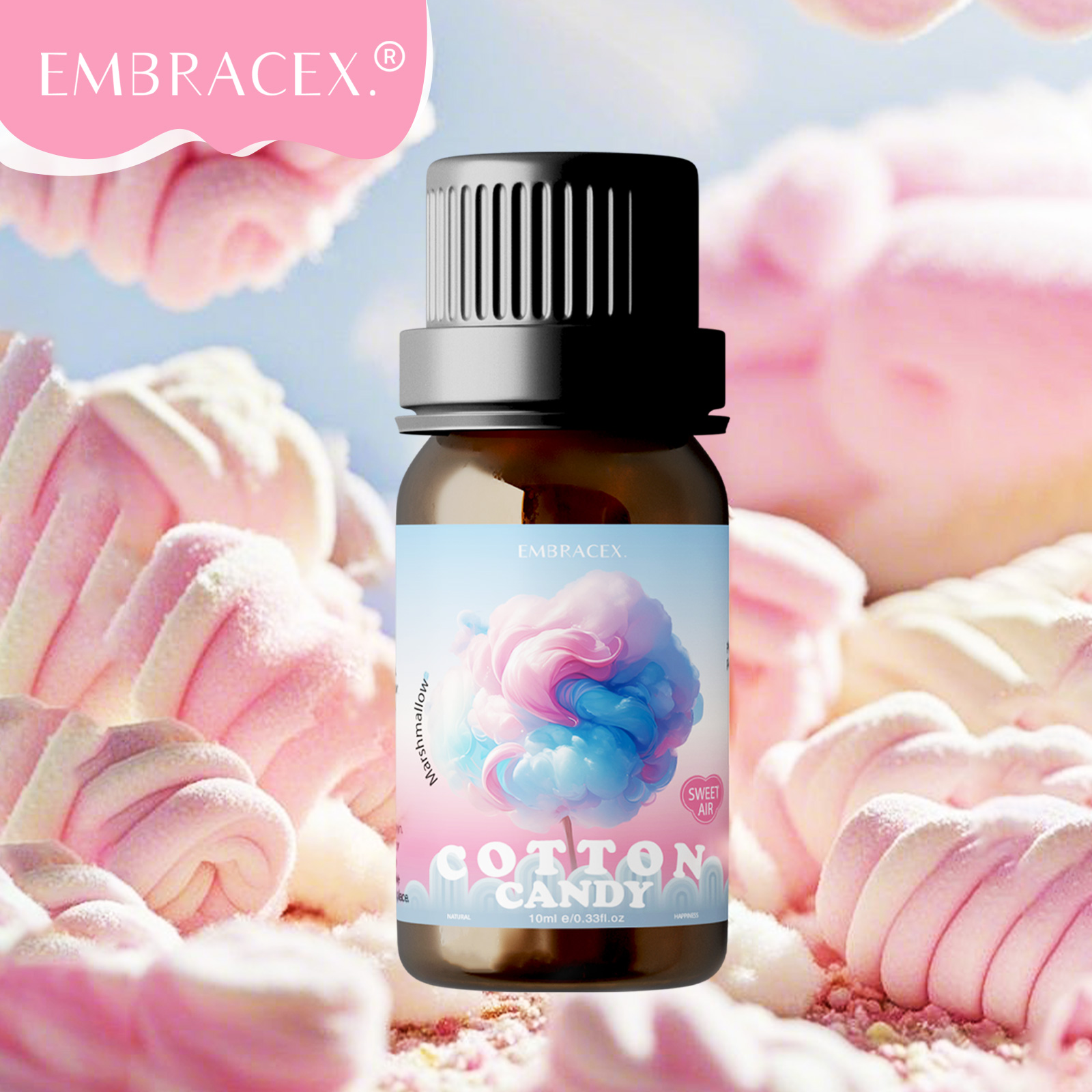 Fragrance Oil 10Ml - 10ml Minyak Wangi Marshmallow/Permen Kapas Minyak