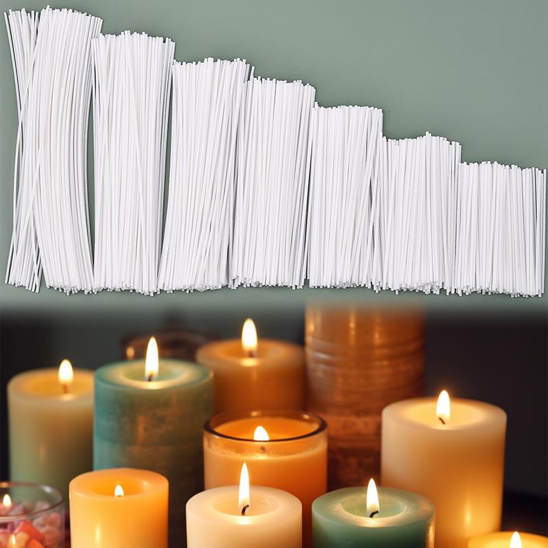 Candle Supplies Kit - Set sumbu lilin katun Wax 50/100
