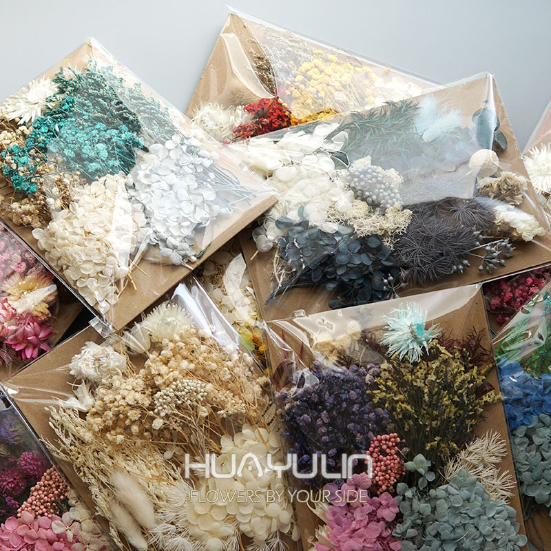 Candle Supplies Kit - 1 Pak tanaman buatan bunga asli