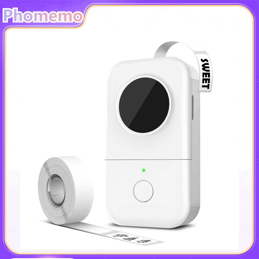 Sticker Label Template - Printer Bluetooth nirkabel portabel, pembuat Label