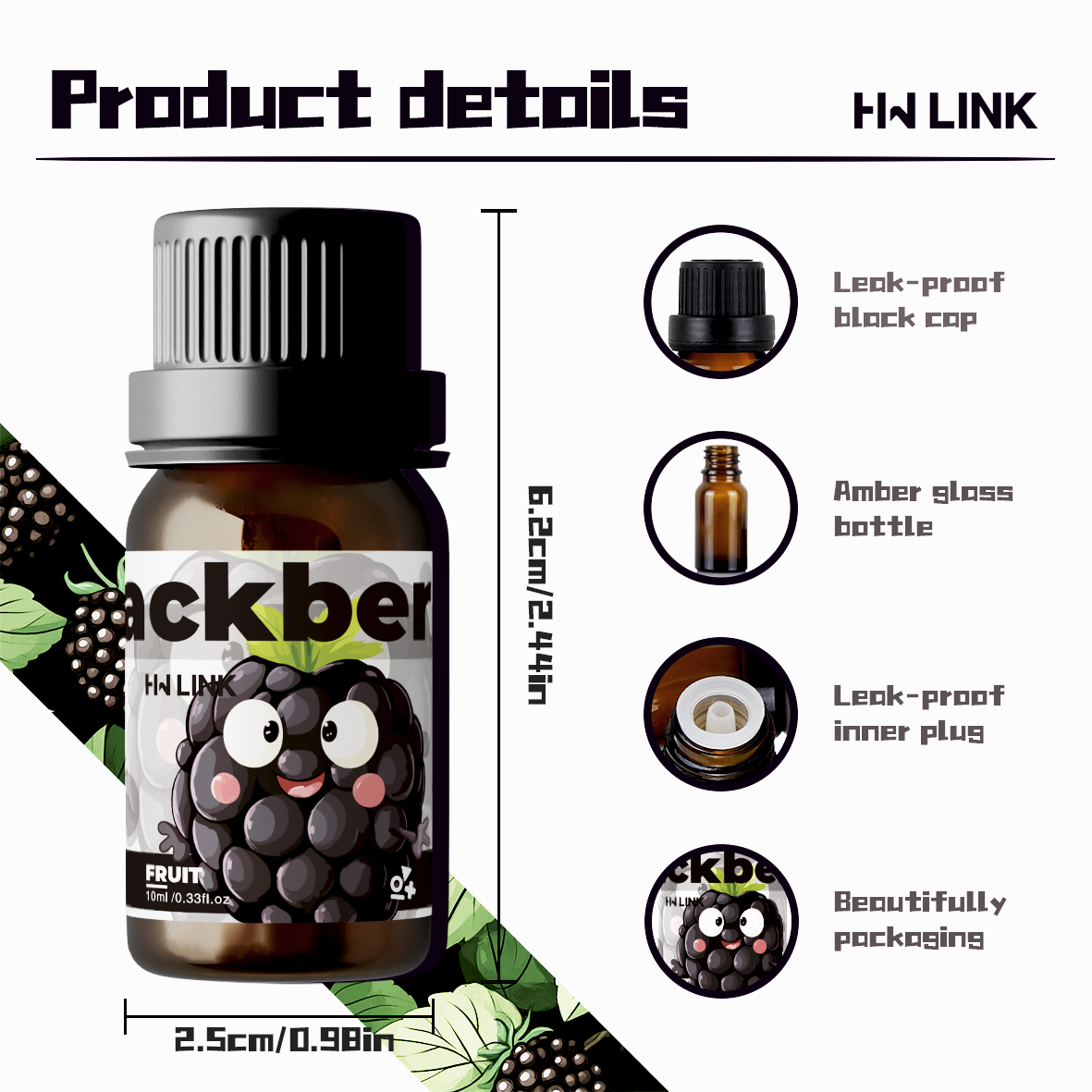 Minyak Esensial Blackberry 10m - Fragrance Oil 10Ml ulasan dan harga