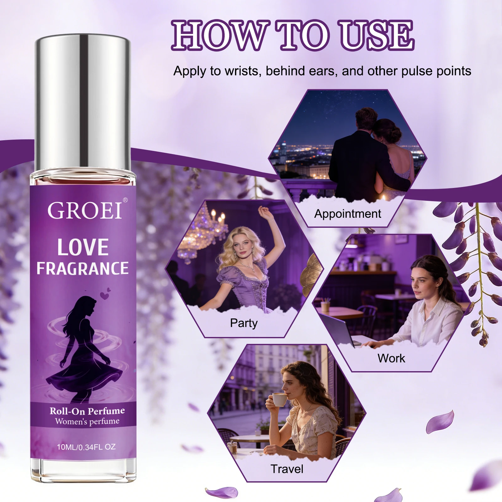 10ml GROEI Parfum Roll On Wani - Fragrance Oil 10Ml ulasan dan harga