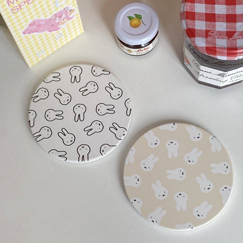 Tatakan Gelas Kopi Seri Miffy  - Heat Resistant Mat ulasan dan harga