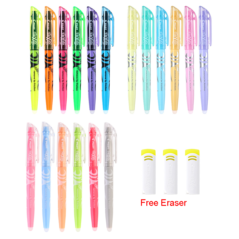 6 Buah Pena Spidol Neon Warna  - Pilot Pen Frixion ulasan dan harga