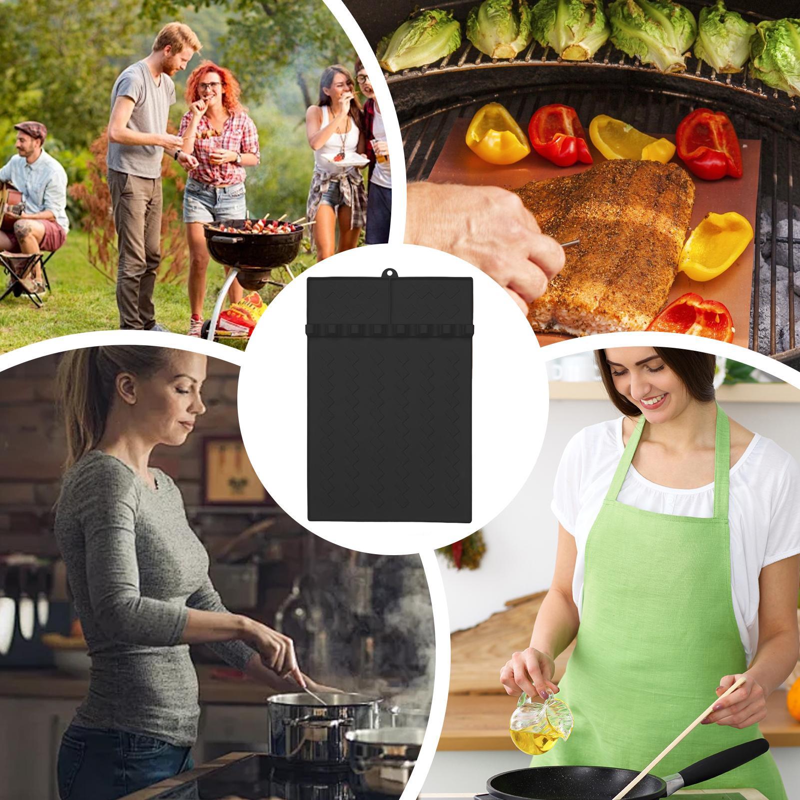 Alas Panggangan BBQ Silikon, R - Heat Resistant Mat ulasan dan harga