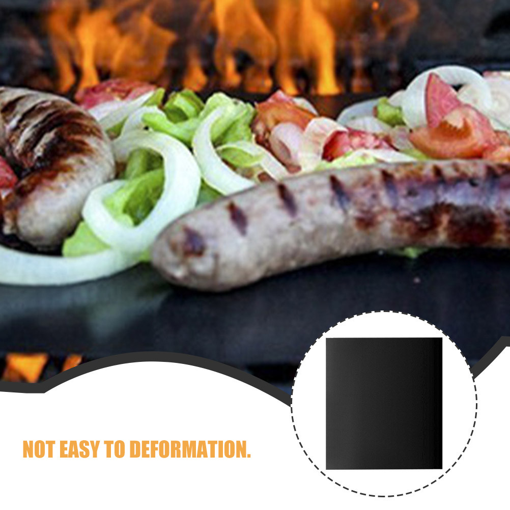 3Pcs Alas BBQ Anti Lengket Tpf - Heat Resistant Mat ulasan dan harga