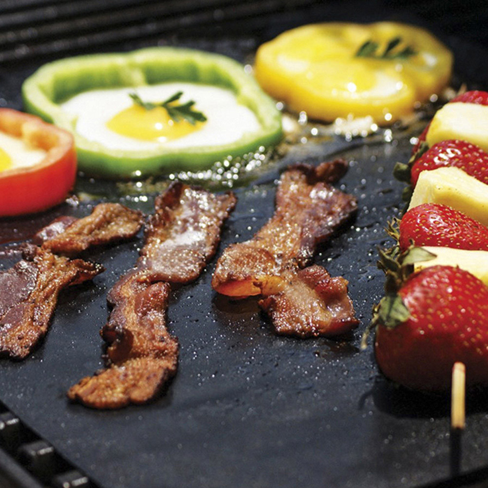 3Pcs Alas BBQ Anti Lengket Tpf - Heat Resistant Mat ulasan dan harga