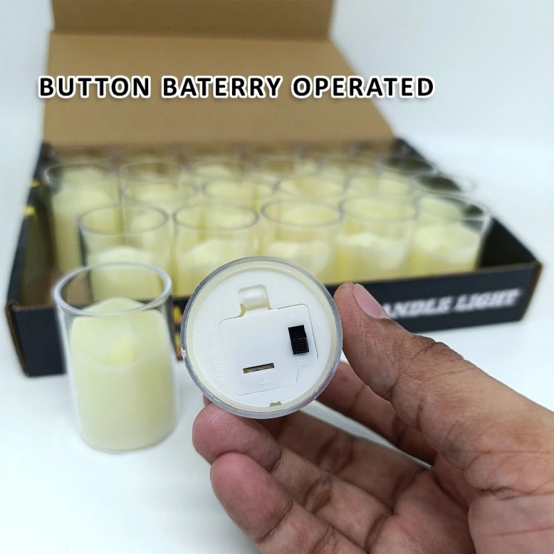 1 Buah Lilin LED Tanpa Api, Li - Candle Zero ulasan dan harga