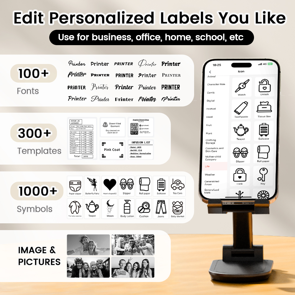 Printer Label Mini 20-50Mm Sti - Sticker Label Template ulasan dan harga