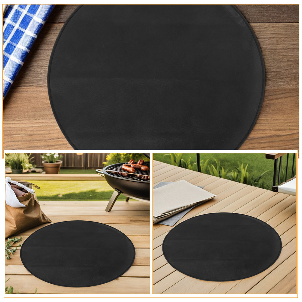 Alas BBQ Tahan Api Bulat, Alas - Heat Resistant Mat ulasan dan harga