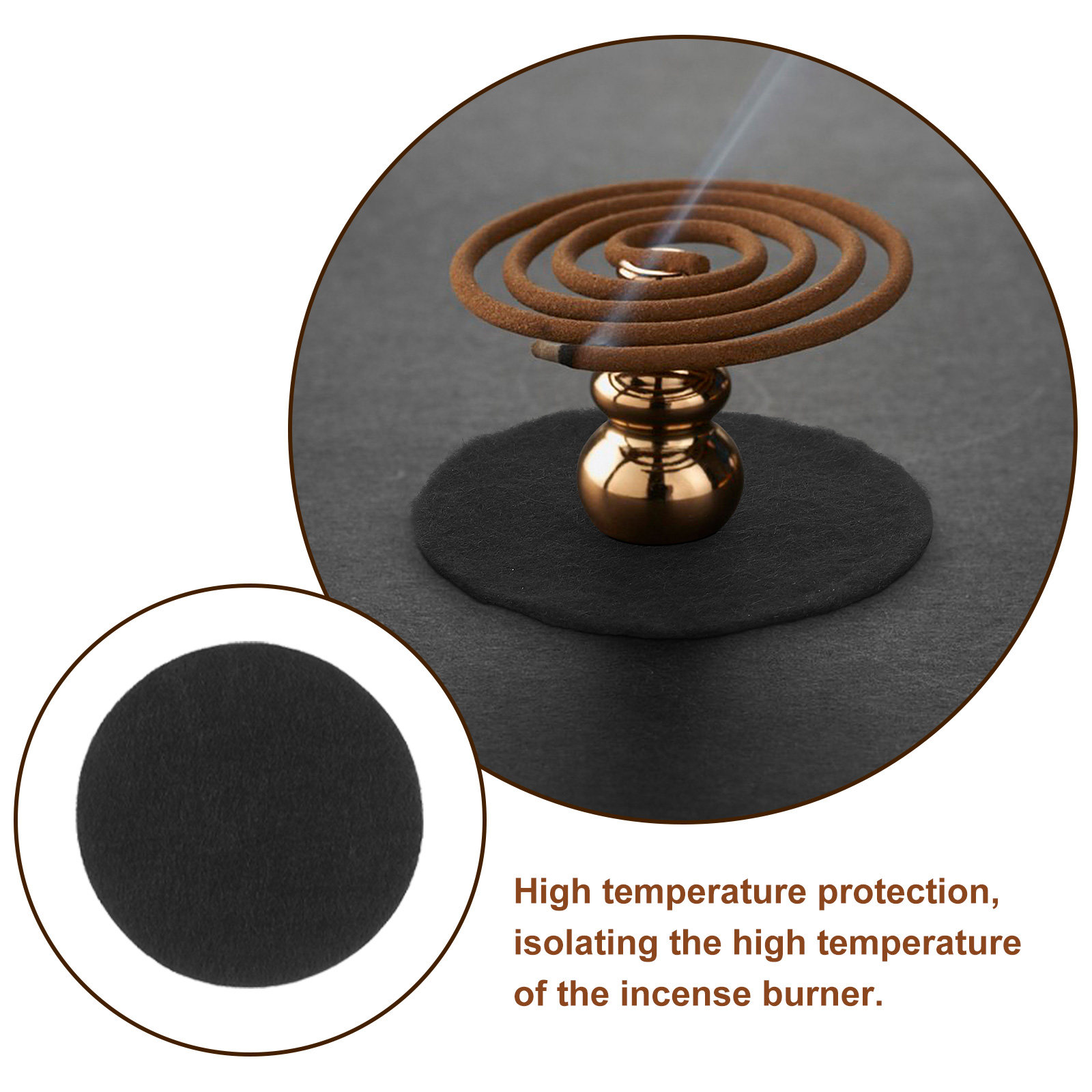 100Pcs Alas Tahan Api untuk Pe - Heat Resistant Mat ulasan dan harga