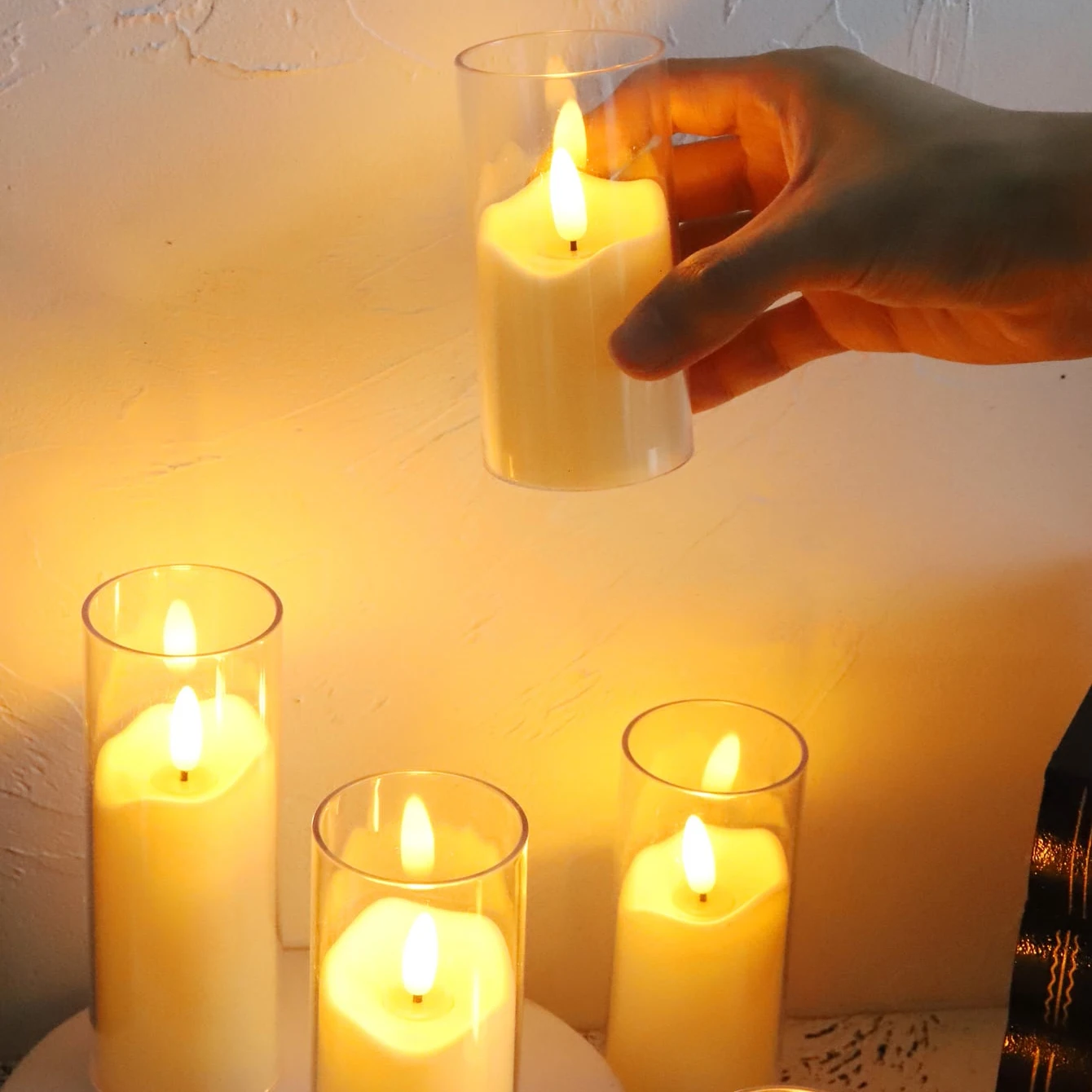 6 buah lampu lilin listrik tan - Candle Zero ulasan dan harga
