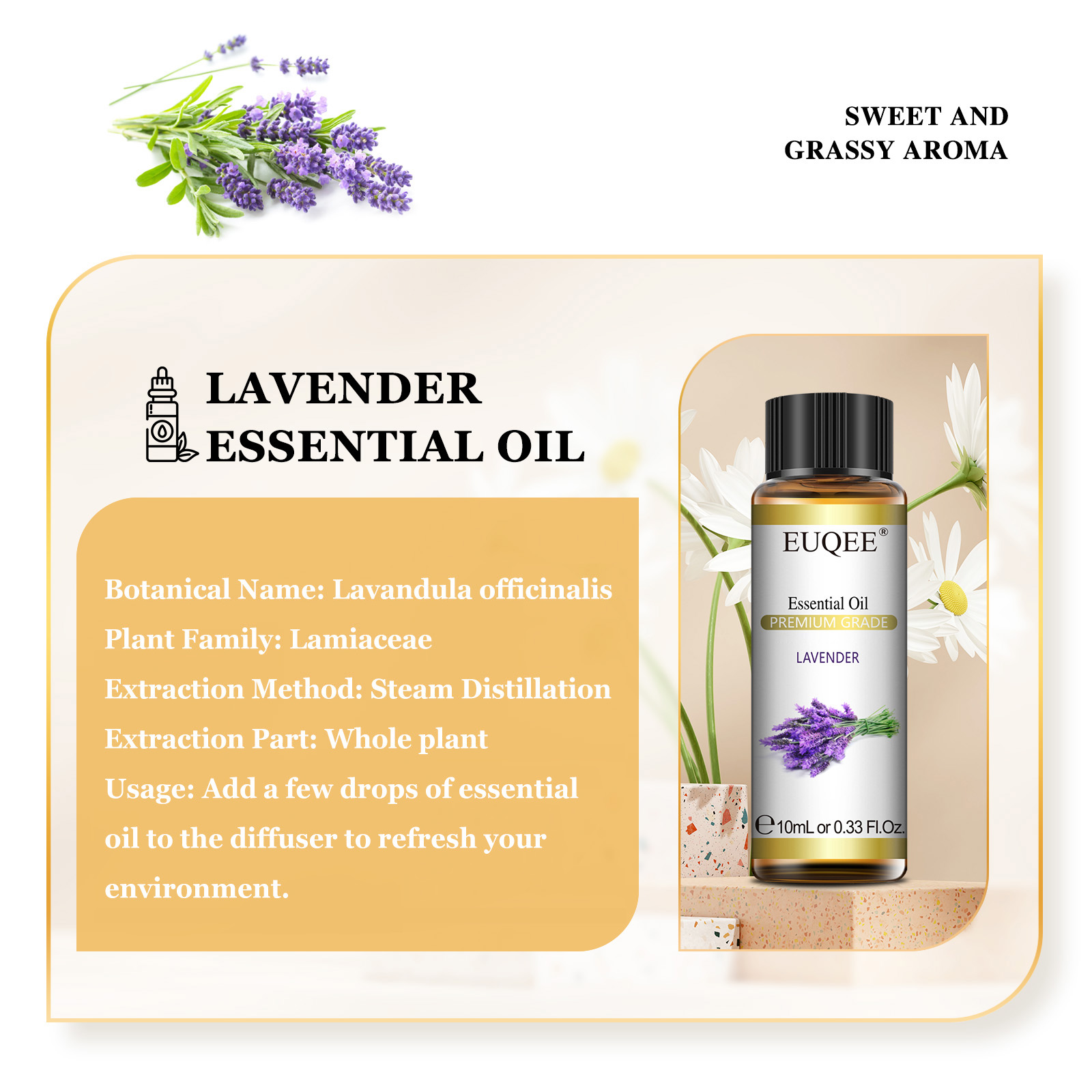 EUQEE 10ml Minyak Esensial Ala - Fragrance Oil 10Ml ulasan dan harga