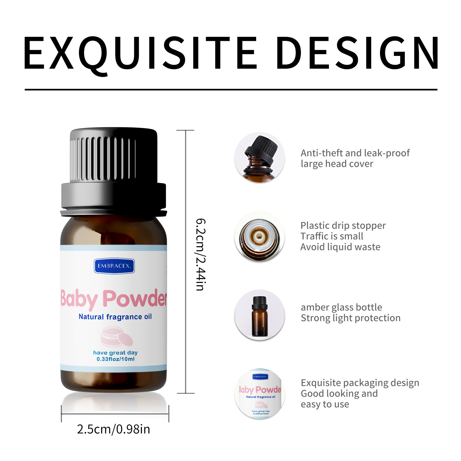 10ml Minyak Esensial Bedak Bay - Fragrance Oil 10Ml ulasan dan harga